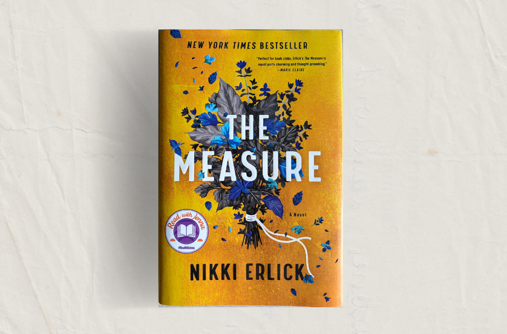 Cover of The Measure on a crumpled paper background